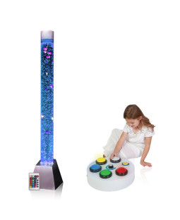 Vandsøjle / boblerør 183 cm med stor controller-enhed