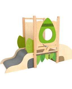 Flora legehjørne med skovtema