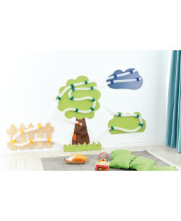 Kuglebane med skovtema