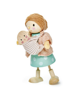 Dukkehusfigurer - Fru Goodwood og baby